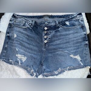 Torrid button fly Cut off Jean shorts size 20T plus size